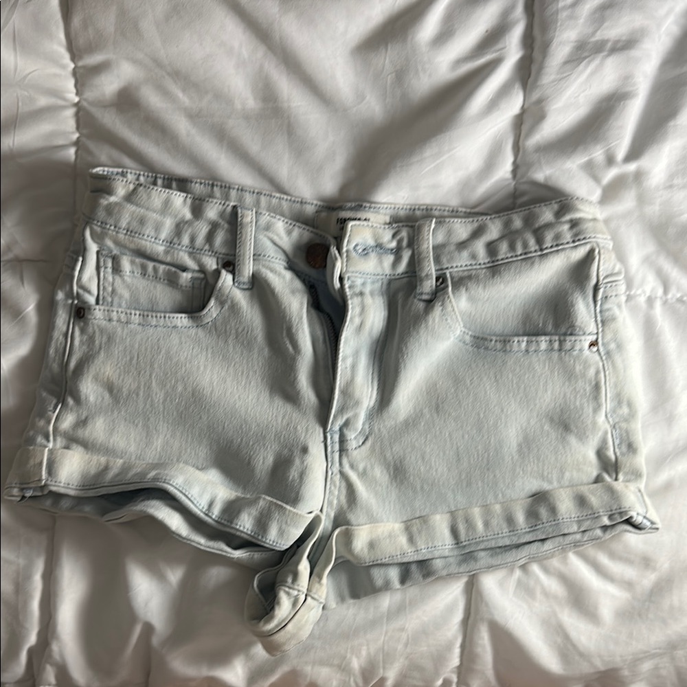 Light Blue Denim Women's Shorts